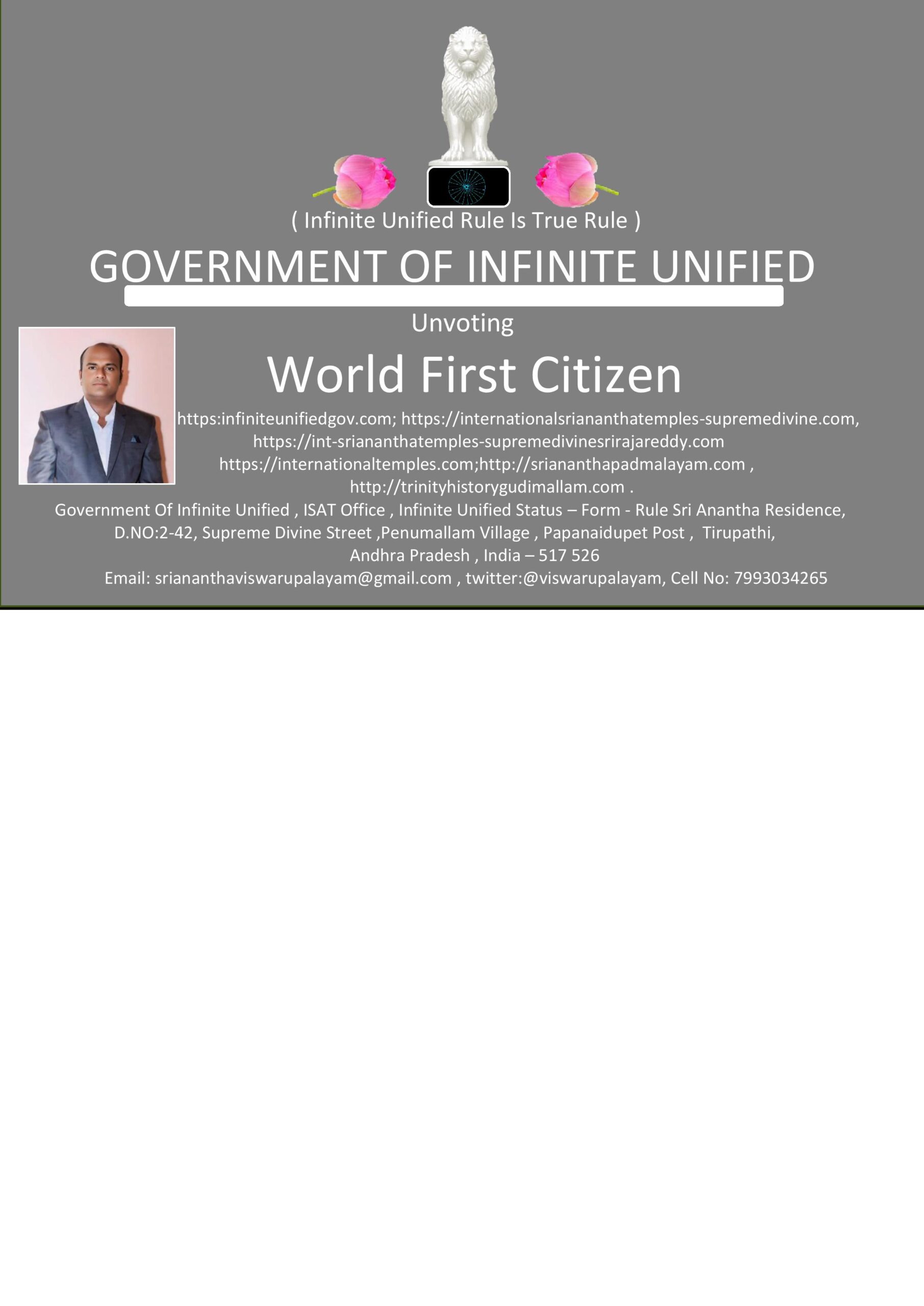 world first citizen sacred letter 2026 3 page 001